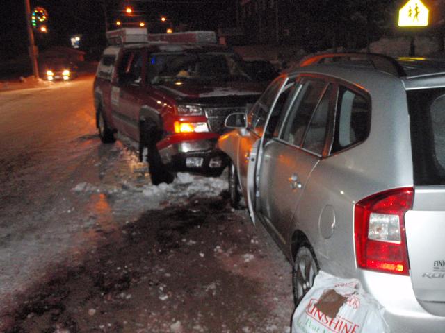 MVC, the 200 block of Center Ave., December 12, 2010